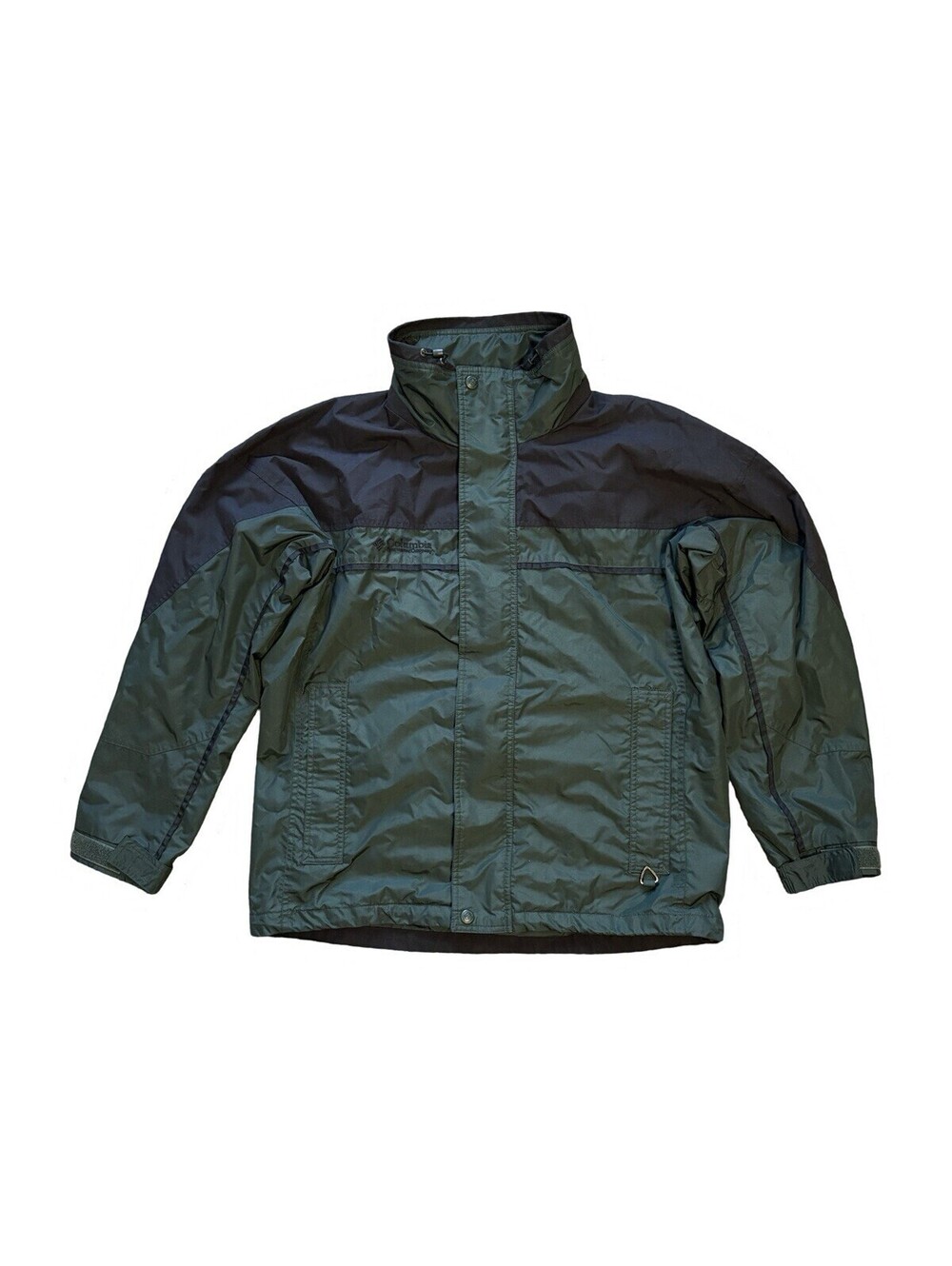 Columbia Jacket Mens Medium Snow Ski Core Interchange Green Black Coat Omni Tech